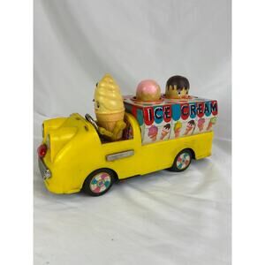 Vintage Bandai Ice Cream Truck Battery Operated Toy